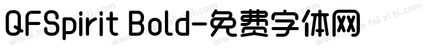 QFSpirit Bold字体转换